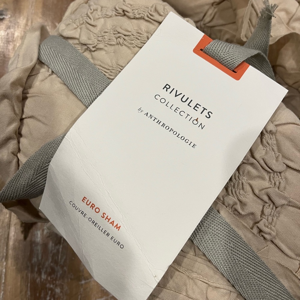 Rivulets by Anthropologie Euro pillow shams - Picture 4 of 4